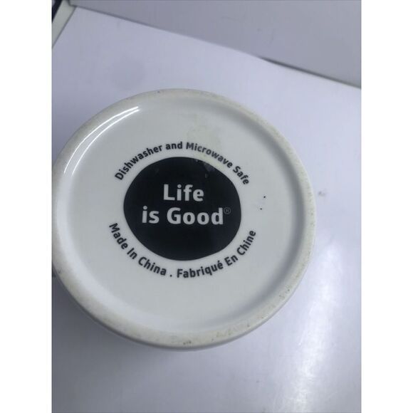 Life is Good Coffee Cup Mug  Do What You Love Love What you do 2 Sided - Picture 12 of 12